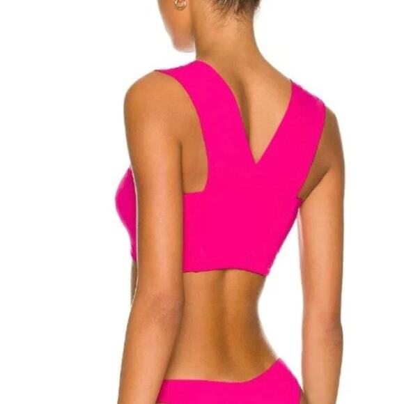 NWT L*SPACE Convertible Parker Bikini Top – Pink, Size Small, NWT - Picture 3 of 7